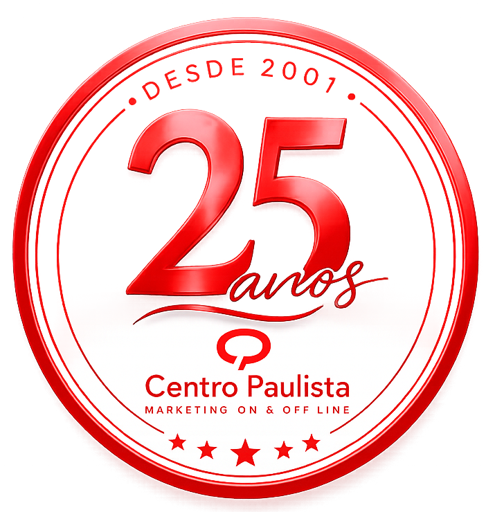 Selo 25 Anos Centro Paulista